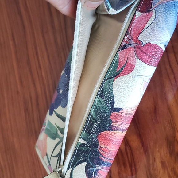 Dana Buchman 🌺 Floral Print Wristlet Clutch Wallet  - Picture 6 of 12